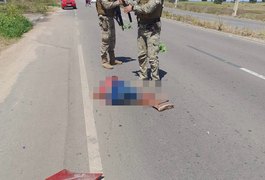 Acidente com motocicleta deixa homem ferido na AL-220, em Arapiraca