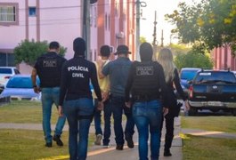 Megaoperação com 140 policiais civis cumpre diversos mandados contra roubo em Alagoas
