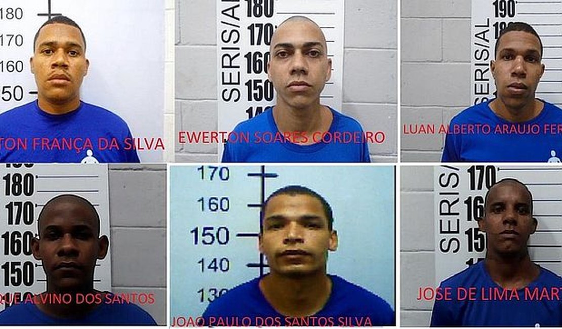 Seis fugitivos do Presídio do Agreste ainda continuam foragidos após 15 dias