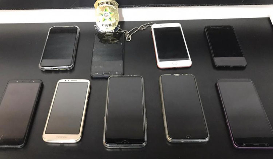 Polícia Civil recupera 40 celulares roubados em seis meses no interior de Alagoas