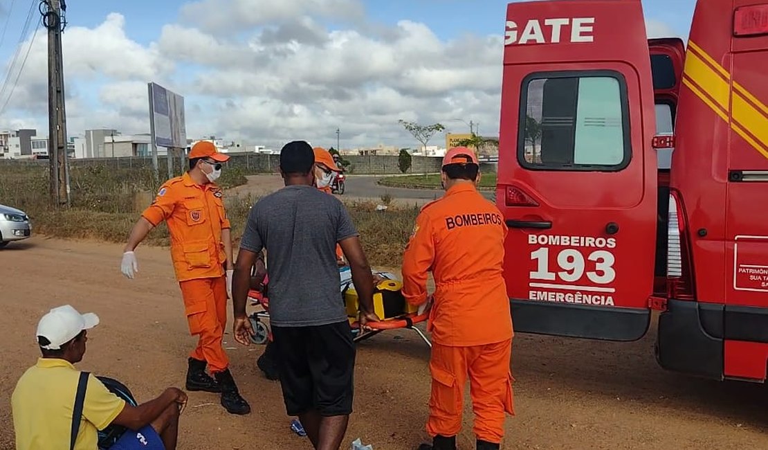 Colisão frontal entre motos deixa dois feridos em Arapiraca