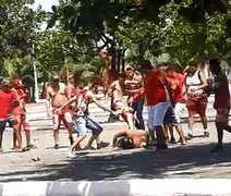 Antes do jogo: Homem é agredido por torcedores do CRB no Jaraguá