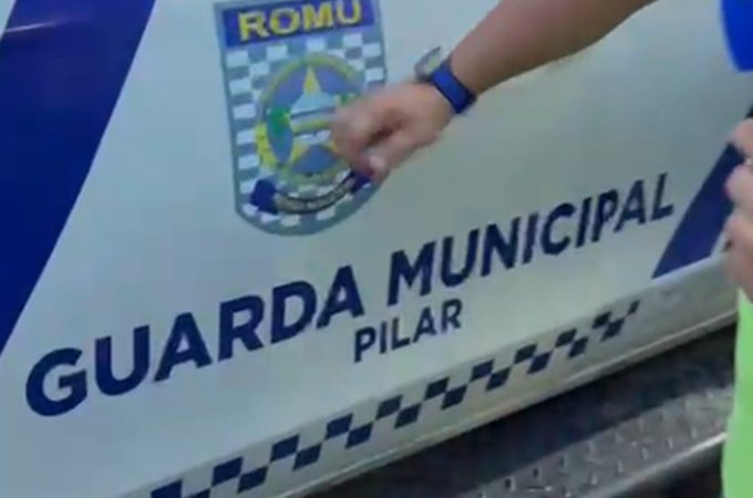 Guarda Municipal de Pilar prende homem que agrediu companheira em residência