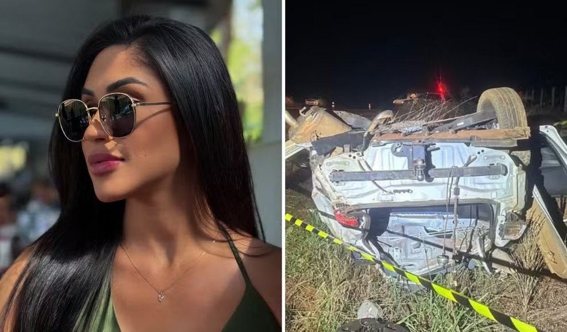 Influenciadora morre após acidente de carro em Goiás