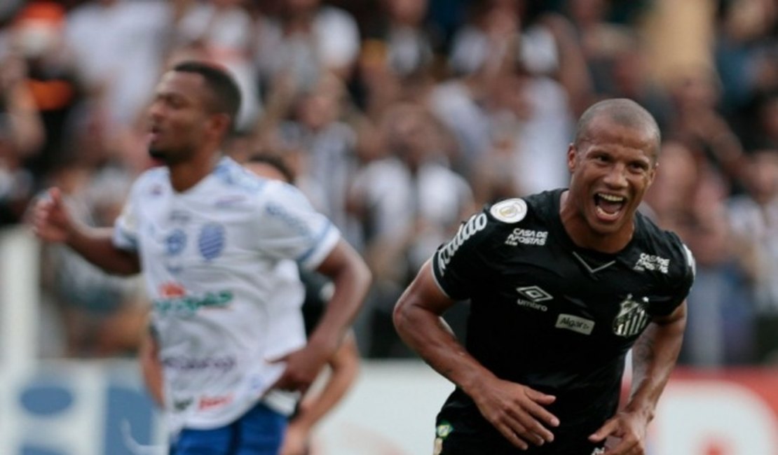 CSA perde por 2 a 0 para o Santos na Vila Belmiro