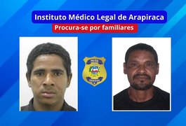 IML de Arapiraca convoca familiares para liberação de dois corpos identificados