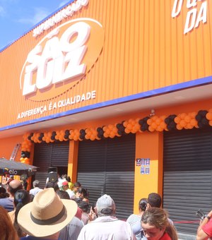 Vídeo. Supermercado São Luiz inaugura quinta loja no bairro Boa Vista, em Arapiraca