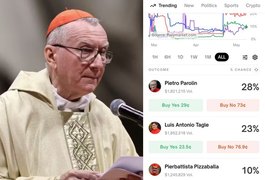 Bets do conclave: favorito a papa, Pietro Parolin movimenta US$ 1,8 milhões em apostas online nos EUA
