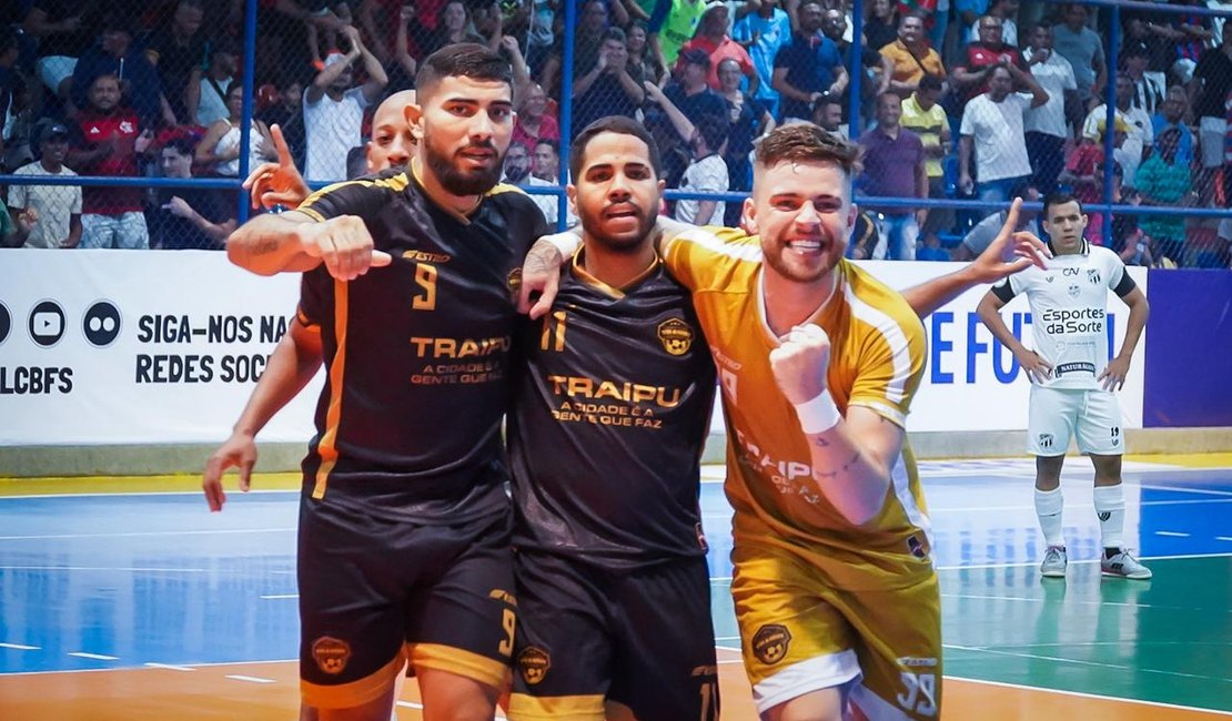 Esporte Clube Traipu vence o Ceará e avança para as quartas de final da Copa do Brasil de Futsal