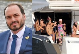 Carlos Bolsonaro alfineta Bruna Marquezine por reunião em iate: ‘Genocídio?’