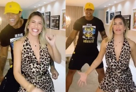 Léo Santana e Lore Improta dançam juntos em pleno Dia dos Namorados; confira