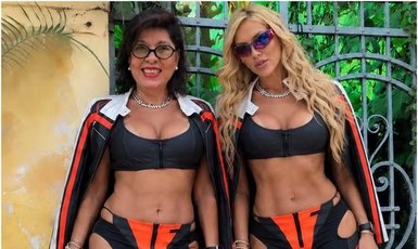 Roberta Miranda entra em trend e aparece com look de Virginia Fonseca; influencer reage