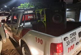 Operação apreende 10 aparelhos de som em Maceió e Marechal no fim de semana