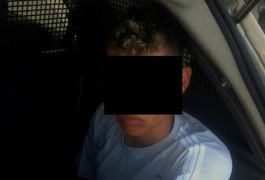 Menor suspeito em homicídio é detido ao tentar fugir de Arapiraca