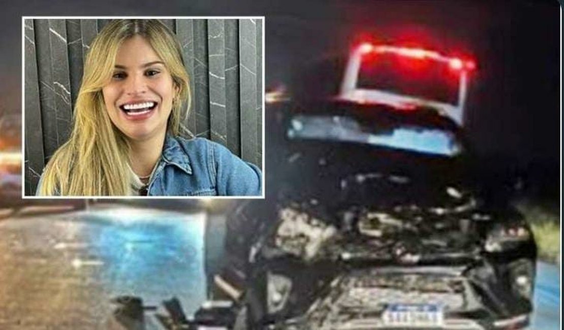 Influencer alagoana Maluzinha sofre acidente de carro com família após boi atravessar rodovia