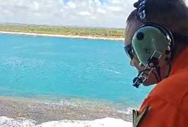 Bombeiros e DEA retomam buscas por homem desaparecido na praia de Barra Nova, em Marechal Deodoro