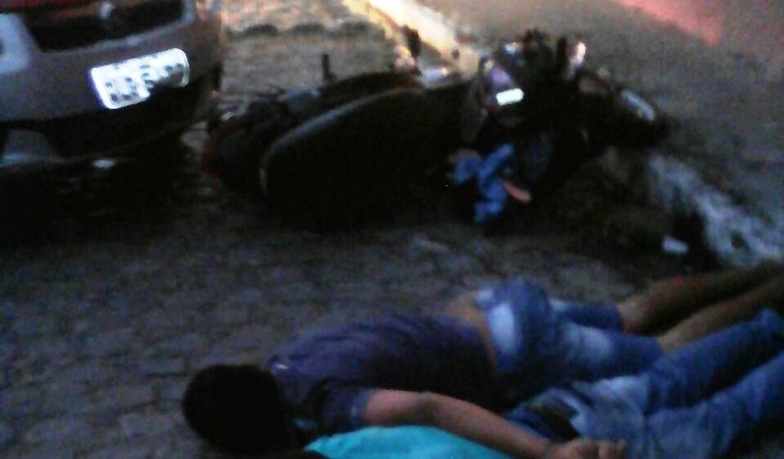 Dupla é presa após atirar em via pública e tentar fugir da polícia em Arapiraca