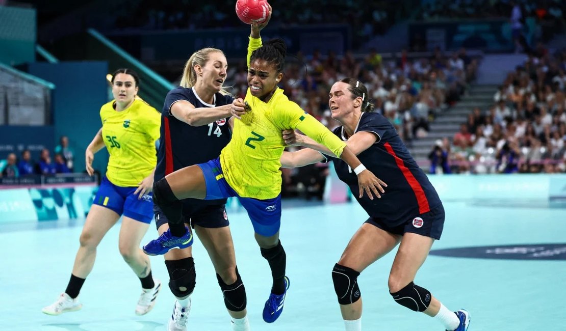 Brasil é dominado pela Noruega e se despede do handebol feminino na Olimpíada de Paris