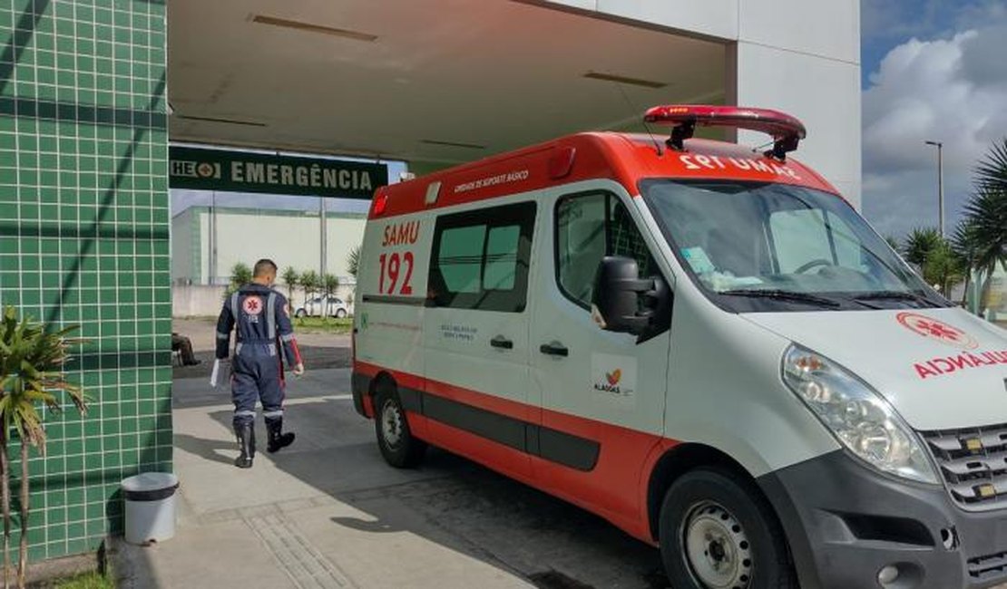 Motociclista fica ferido em acidente no bairro Senador Nilo Coelho, em Arapiraca