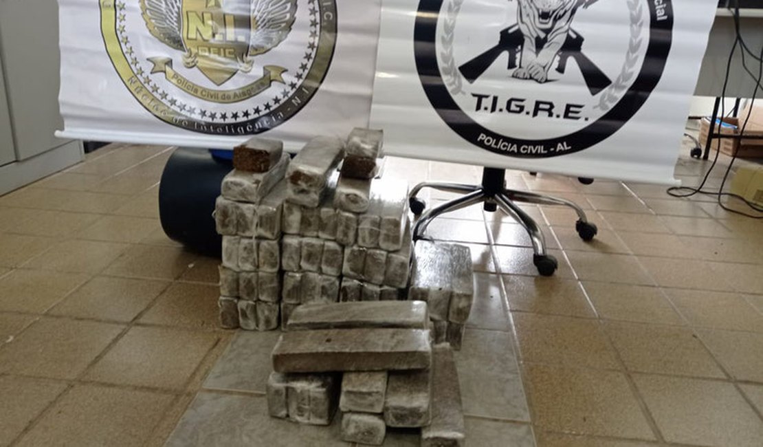 Ação policial apreende 40 quilos de maconha numa casa no bairro Cidade Universitária