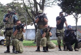 Equipe Fênix Airsoft faz treinamento no 3º Batalhão de Polícia