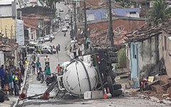 Acidente fatal com caminhão pipa em São Miguel dos Campos