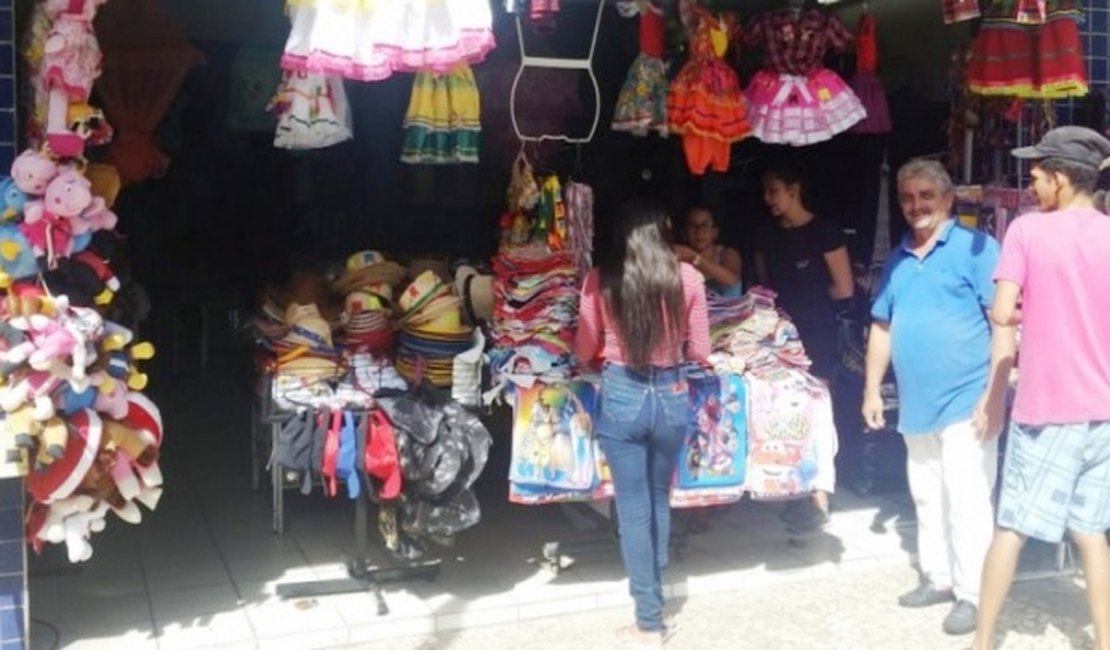 Comércio de Arapiraca tem expectativa de crescimento de 10% com São João