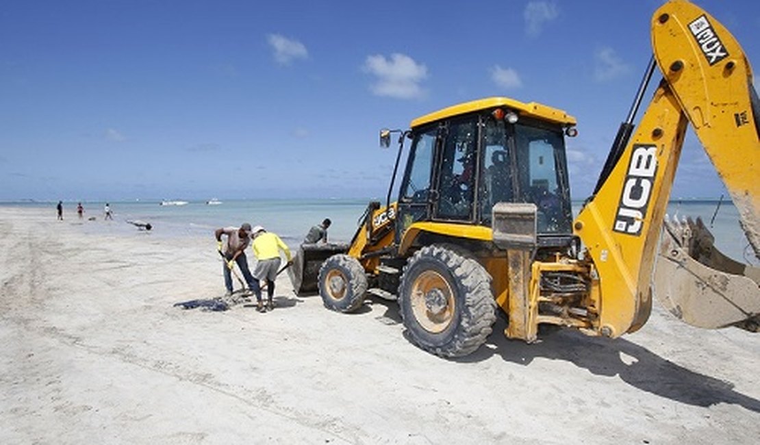 GTA emite nota sobre situação do óleo nas praias de Alagoas nesta sexta