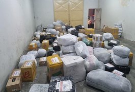 Sefaz, Canil do 3° Batalhão e PRF flagram cerca de R$ 450 mil em mercadorias irregulares no Agreste alagoano