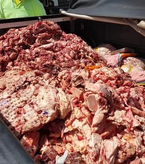 Fiscalização apreende mais de uma tonelada de alimentos vencidos ou estragados em Maceió