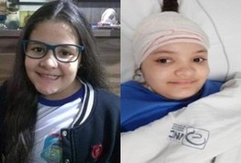 Família faz campanha para cirurgia no cérebro de alagoana de 12 anos