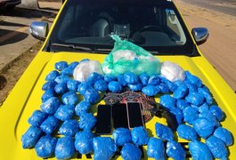 Vídeo. Ação da PM apreende aproximadamente R$ 170 mil reais em cocaína, no Agreste alagoano