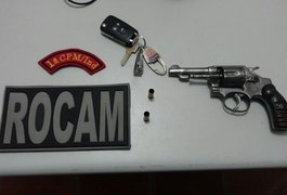 Bandidos trocam tiros com a PM e fogem por canavial em São Miguel dos Campos