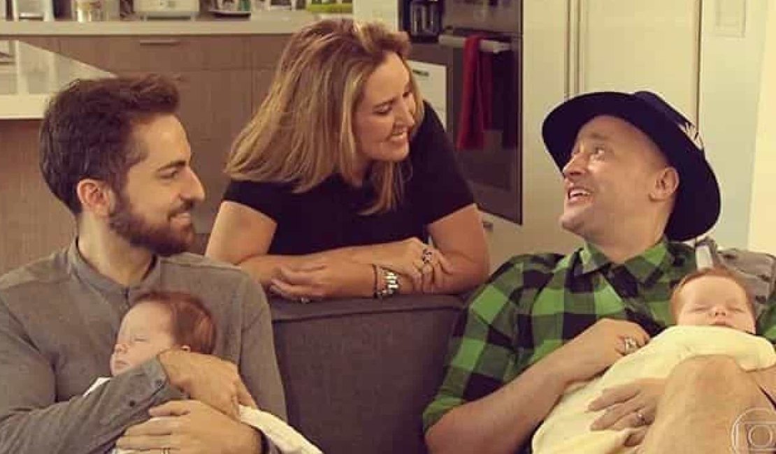 Paulo Gustavo mostra pela primeira vez rosto dos filhos gêmeos