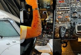 Objeto misterioso atinge avião nos EUA, deixa piloto ferido e obriga pouso de emergência