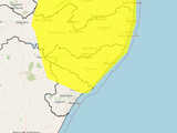 Inmet amplia alerta de chuvas intensas para todo o estado de Alagoas