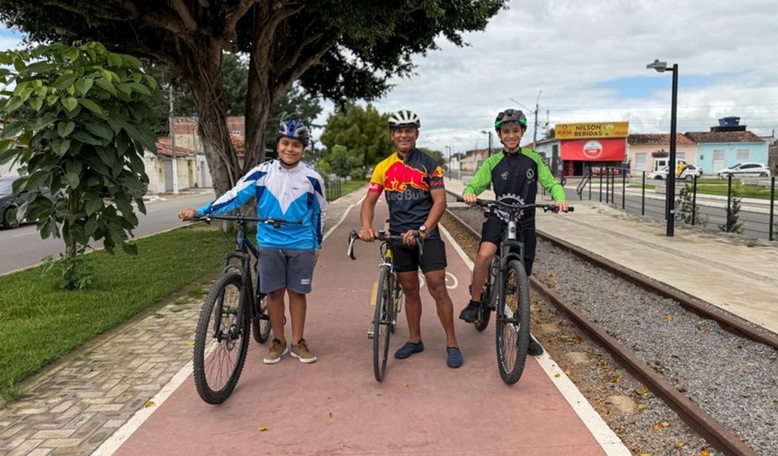 No Dia do Ciclista, Arapiraca celebra avanços na mobilidade com ciclovias