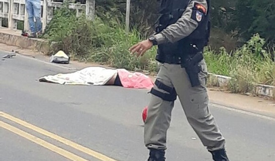 Grave acidente deixa uma pessoa morta na AL-115, no Agreste