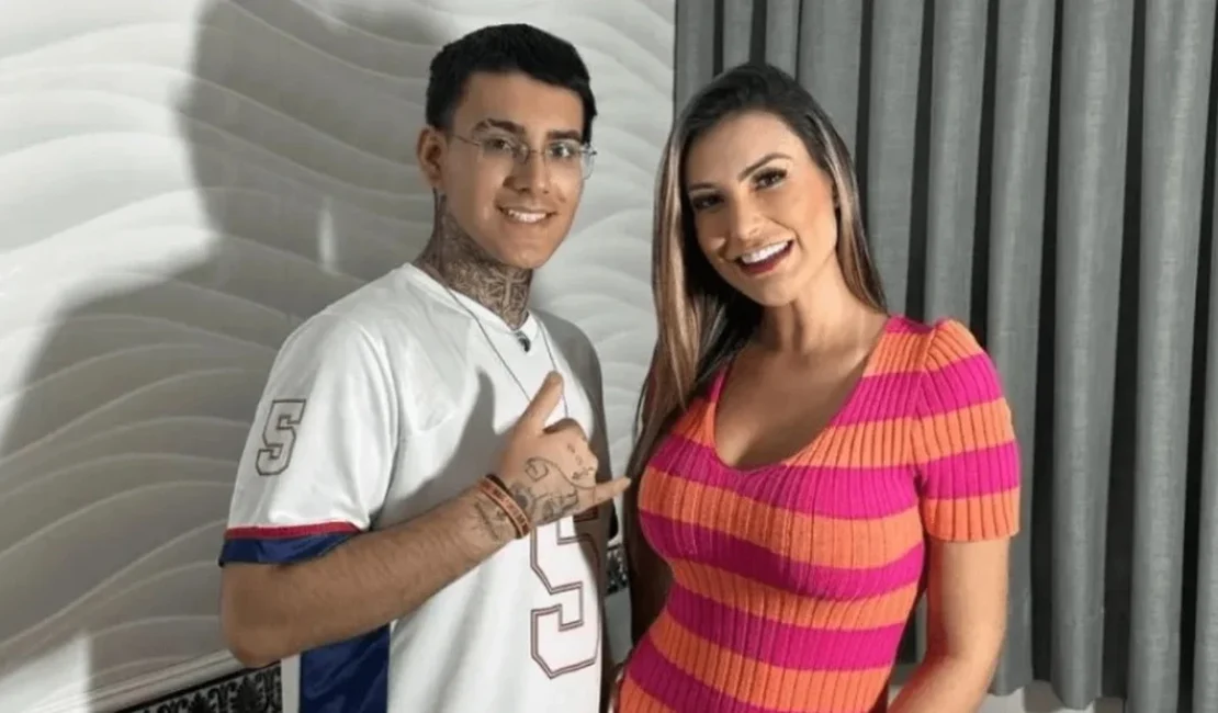 Andressa Urach anuncia gravação de conteúdo adulto com o filho: ‘Melhor do que esperava’