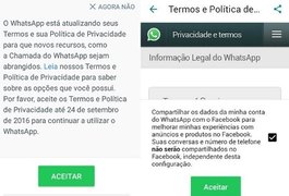 Usuários têm até sábado para desativar a integração do WhatsApp com o Facebook