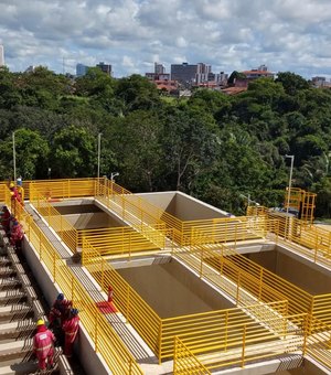 Nova estação de tratamento de esgoto está em fase de teste para iniciar operação em Maceió