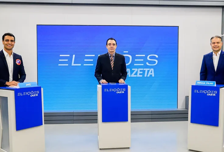 Debate entre Renan Filho e JHC é marcado por troca de farpas e apelidos cômicos