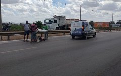 Colisão entre motos na AL 220, em Arapiraca