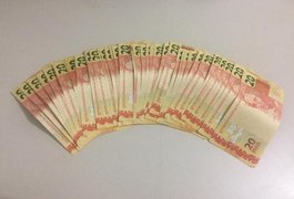 Polícia Militar prende homem com dezenas de cédulas falsas no Sertão do estado