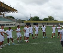 Rio Branco-AC realiza treino no estádio da UFAL, em Maceió visando confronto contra o ASA pela Série D