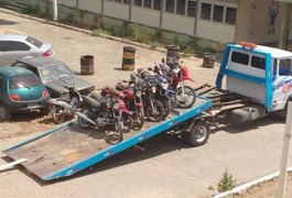 Detran inicia processo de retirada de veículos do 3° BPM