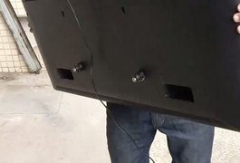 Televisão e receptor digital são furtados em residência no bairro Canafístula