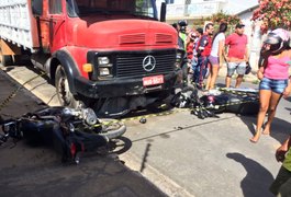 Motociclista morre e outro fica gravemente ferido em acidente em Arapiraca