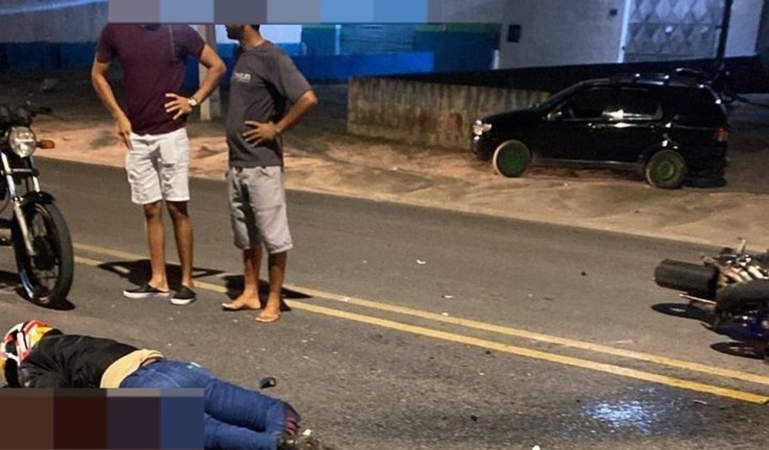 Vídeo. Motociclista morre após colisão com ambulância em bairro de Maceió