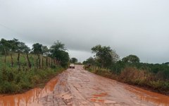 Moradores de povoados na zona rural de Olho D'Água Grande ilhados